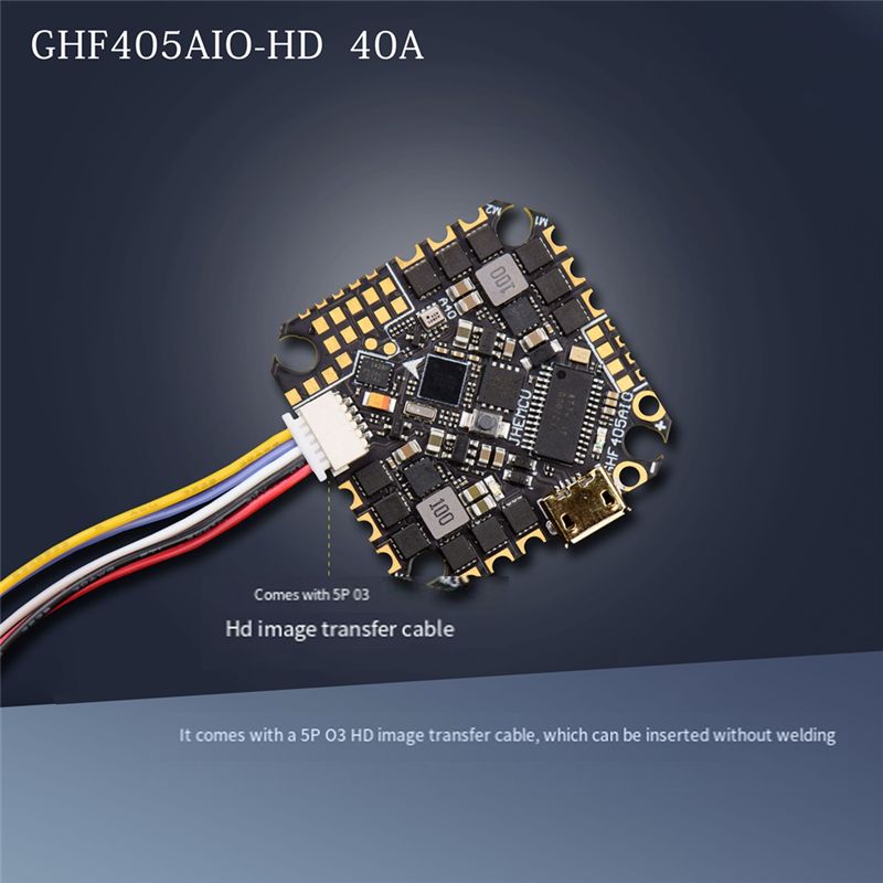 ABTI-GHF405AIO-HD 40A AIO Flig - đánh giá và giá Drone Racing Flight Controller